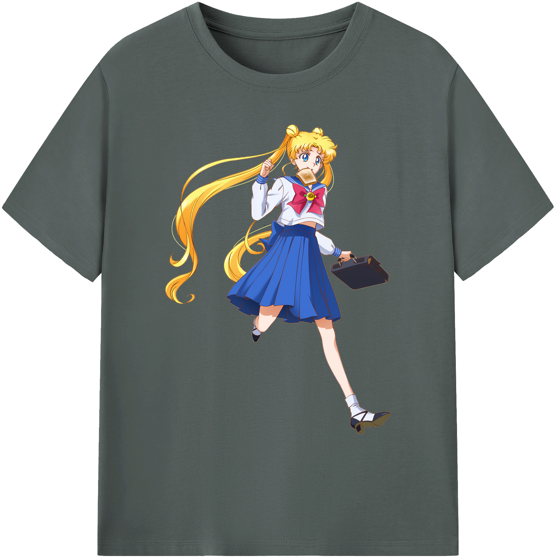 （画像用） 美少女戦士セーラームーン 愛野 美奈子 あいの みなこ Sailor Moon Aino Minako 綿100％ メンズ半袖Tシャツ｜肌触りやわらか＆通気性